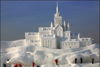 Финляндия: В Кеми построят замок из снега с отелем и часовней