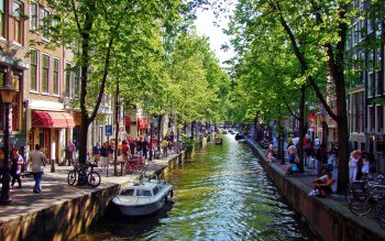 Нидерланды: Каналы в Амстердаме отмечают свое 400-летие