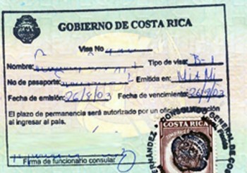 Коста-Рика: Удлинение визовой процедуры не добавит популярности. Но и не убавит