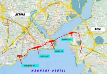 Турция: Стамбульский тоннель «Мармарай» соединит Лондон и Пекин