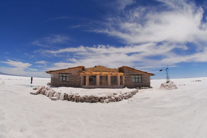 Соляной отель, Паласио-де-Саль (Palacio de sal) Солончак Уюни, Боливия
