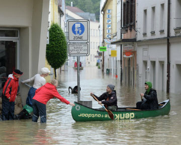 Словакия: Сильное наводнение угрожает Братиславе