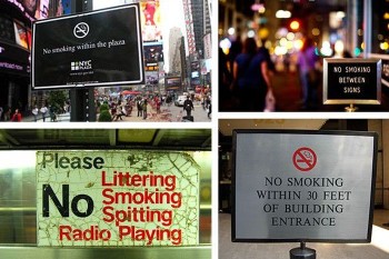 США: Нью-Йорк все активнее борется с курением