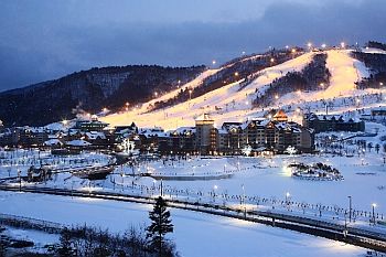 В Южной Корее открылся горнолыжный сезон