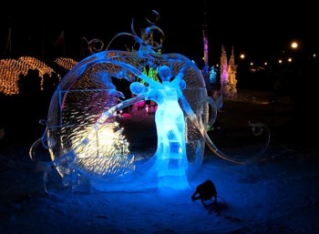 Латвия: В Елгаве пройдет фестиваль ледовых скульптур