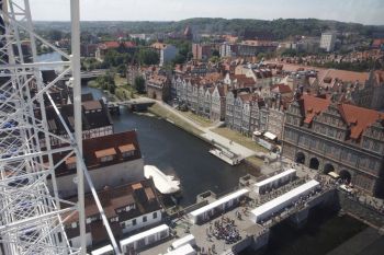 Польша: В Гданьске было открыто колесо обозрения