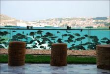 Забор-аквариум (Чешме, Измир, Турция) - интересное и креативное сооружение на нашей планете.