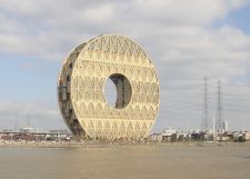 Небоскрёб «Guanghzou Circle» или «Золотой пончик», Гуанчжоу (Китай)